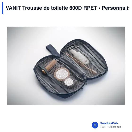 Trousse de toilette personnalisable avec logo - VANIT - Image 9