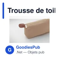 Trousse de toilette personnalisable en 600D RPET avec logo - Miniature 9
