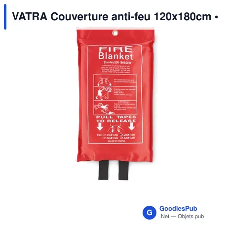 VATRA Couverture anti-feu 120x180cm
