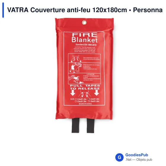 VATRA Couverture anti-feu 120x180cm - Image 1