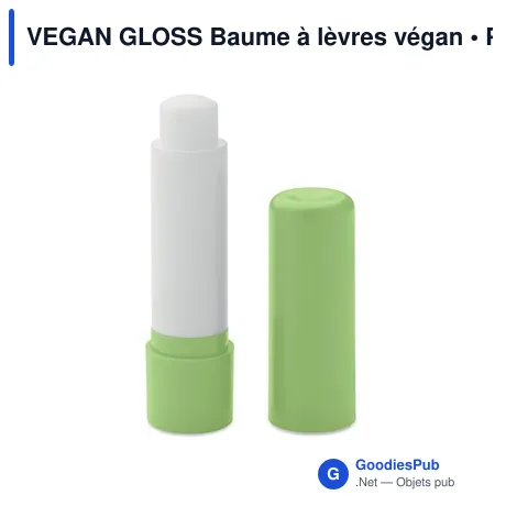 VEGAN GLOSS Baume à lèvres végan