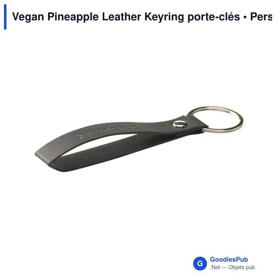 Vegan Pineapple Leather Keyring porte-clés - Image 11