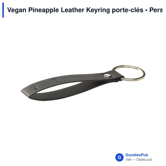 Vegan Pineapple Leather Keyring porte-clés - Image 20
