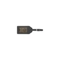 Variante noir - Vegan Pineapple Leather Luggage Tag