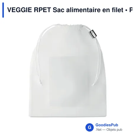 VEGGIE RPET Sac alimentaire en filet