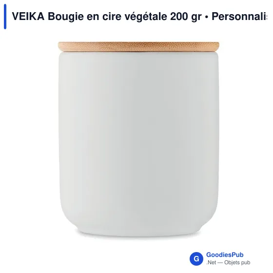VEIKA Bougie en cire végétale 200 gr - Image 2
