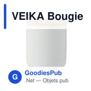 VEIKA Bougie en cire végétale 200 gr - Miniature 3