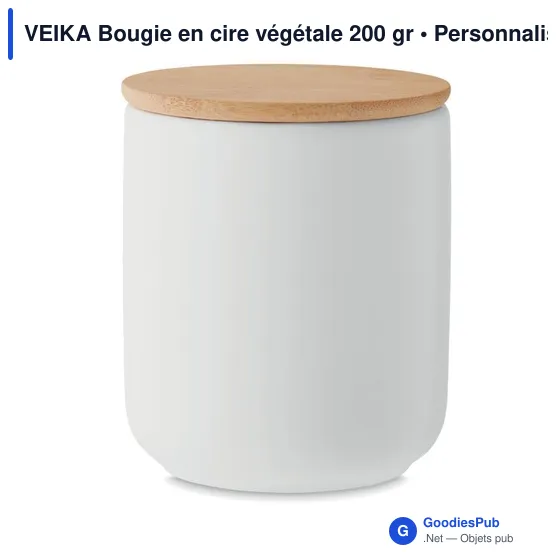 VEIKA Bougie en cire végétale 200 gr - Image 3