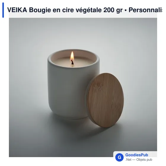VEIKA Bougie en cire végétale 200 gr - Image 4