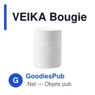 VEIKA Bougie en cire végétale 200 gr - Miniature 5