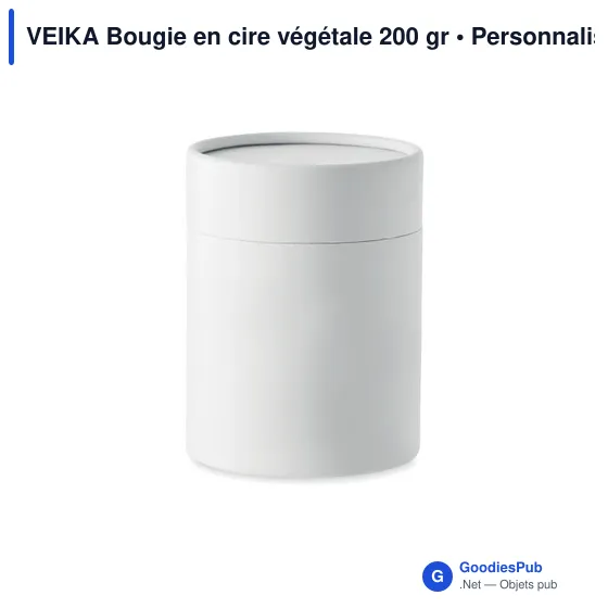 VEIKA Bougie en cire végétale 200 gr - Image 5