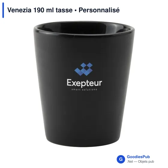 Tasse personnalisable Venezia 190 ml avec logo - Image 2