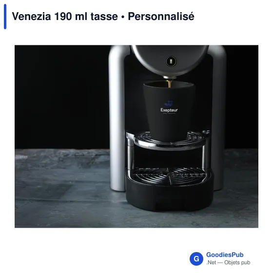 Tasse personnalisable Venezia 190 ml avec logo - Image 3