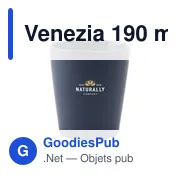Tasse personnalisable Venezia 190 ml avec logo - Miniature 4