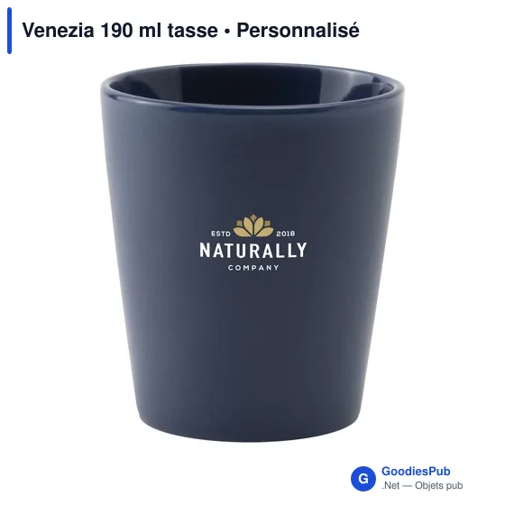 Tasse personnalisable Venezia 190 ml avec logo - Image 4