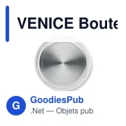 VENICE Bouteille en verre 500 ml - Miniature 2