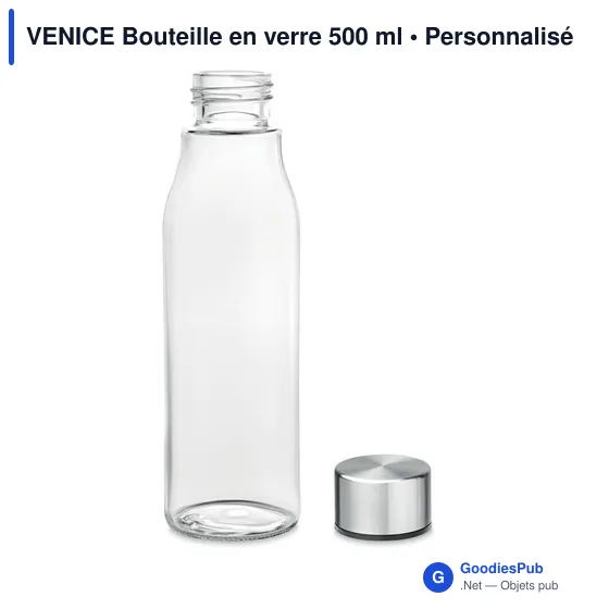 VENICE Bouteille en verre 500 ml - Image 3