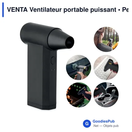 Ventilateur portable personnalisable avec logo - VENTA