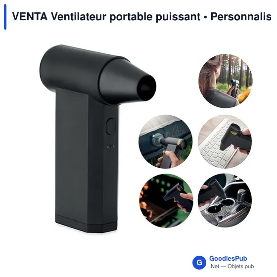 Ventilateur portable personnalisable avec logo - VENTA - Image 1