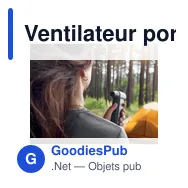 Ventilateur portable personnalisable avec logo - VENTA - Miniature 2