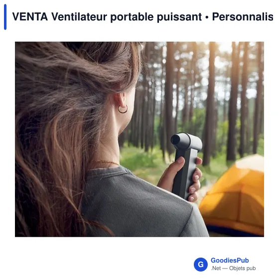 Ventilateur portable personnalisable avec logo - VENTA - Image 2