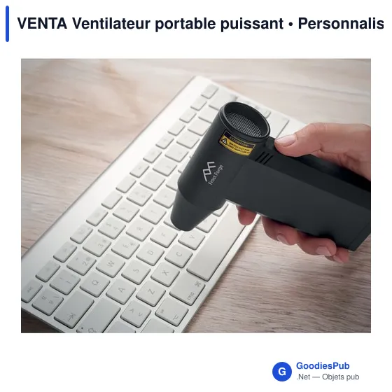 Ventilateur portable personnalisable avec logo - VENTA - Image 4