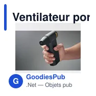 Ventilateur portable personnalisable avec logo - VENTA - Miniature 6