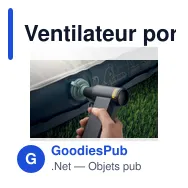 Ventilateur portable personnalisable avec logo - VENTA - Miniature 9