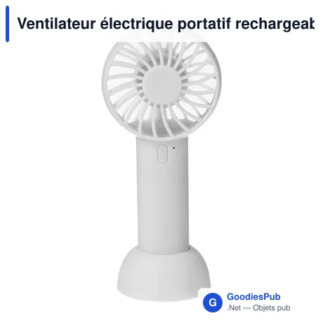 Ventilateur électrique portatif rechargeable en ABS Oren