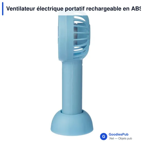 Ventilateur électrique portatif rechargeable en ABS Oren - Image 12