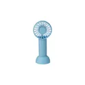 Variante bleu clair - Ventilateur électrique portatif rechargeable en ABS Oren