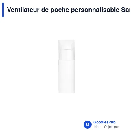 Ventilateur de poche personnalisable Sanler avec logo