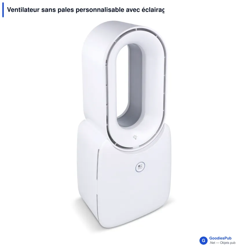 Ventilateur sans pales personnalisable avec éclairage LED, logo - InSideOut Brislux - Image 3