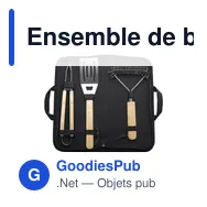 Ensemble de barbecue personnalisable Verano avec logo - Miniature 2