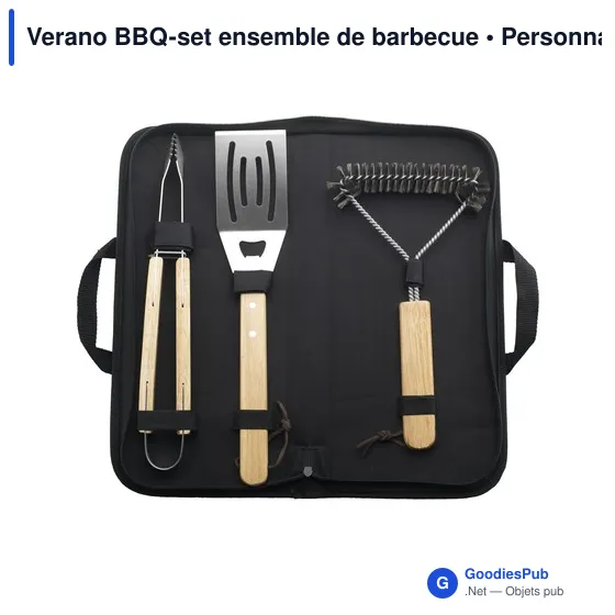 Ensemble de barbecue personnalisable Verano avec logo - Image 2