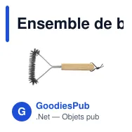 Ensemble de barbecue personnalisable Verano avec logo - Miniature 3