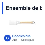 Ensemble de barbecue personnalisable Verano avec logo - Miniature 4
