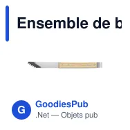 Ensemble de barbecue personnalisable Verano avec logo - Miniature 5