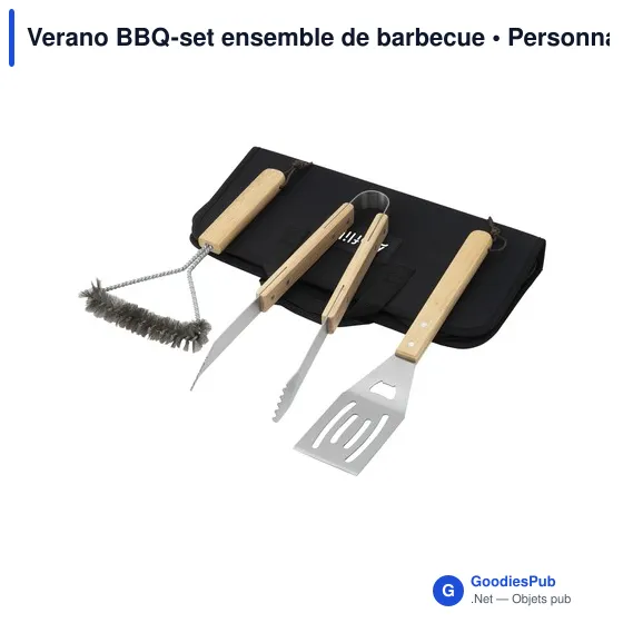 Ensemble de barbecue personnalisable Verano avec logo - Image 7