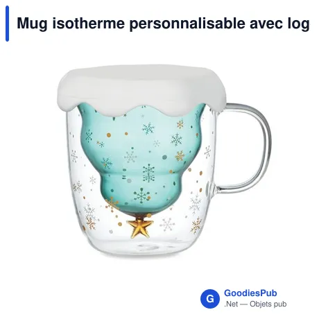 Mug isotherme personnalisable avec logo pour entreprises