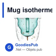 Mug isotherme personnalisable avec logo pour entreprises - Miniature 2