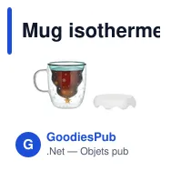 Mug isotherme personnalisable avec logo pour entreprises - Miniature 3