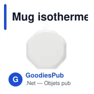 Mug isotherme personnalisable avec logo pour entreprises - Miniature 5