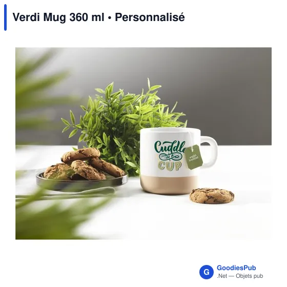 Mug personnalisable Verdi 360 ml avec logo - Image 6