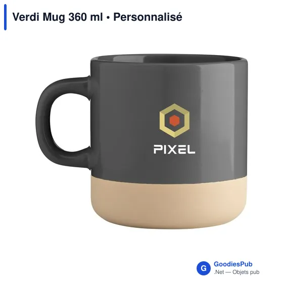 Mug personnalisable Verdi 360 ml avec logo - Image 9