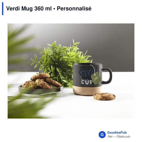 Mug personnalisable Verdi 360 ml avec logo - Image 10