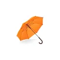 Variante Orange - Parapluie coupe-vent personnalisable 23 pouces poignée crochet avec logo - Verdure