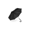Variante Noir - Parapluie coupe-vent personnalisable 23 pouces poignée crochet avec logo - Verdure