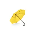 Variante Jaune - Parapluie coupe-vent personnalisable 23 pouces poignée crochet avec logo - Verdure