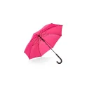 Variante Rose - Parapluie coupe-vent personnalisable 23 pouces poignée crochet avec logo - Verdure